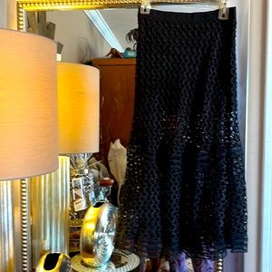 Black sexy style See-through skirt by Style design